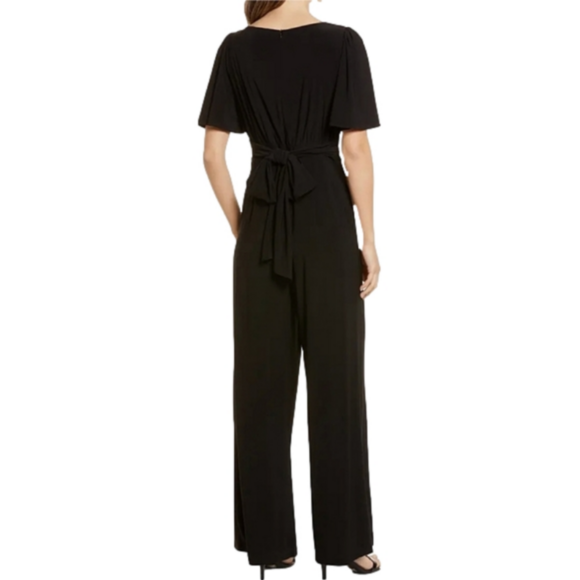 Julia Jordan Flutter Sleeve Jersey Jumpsuit - Picture 4 of 12